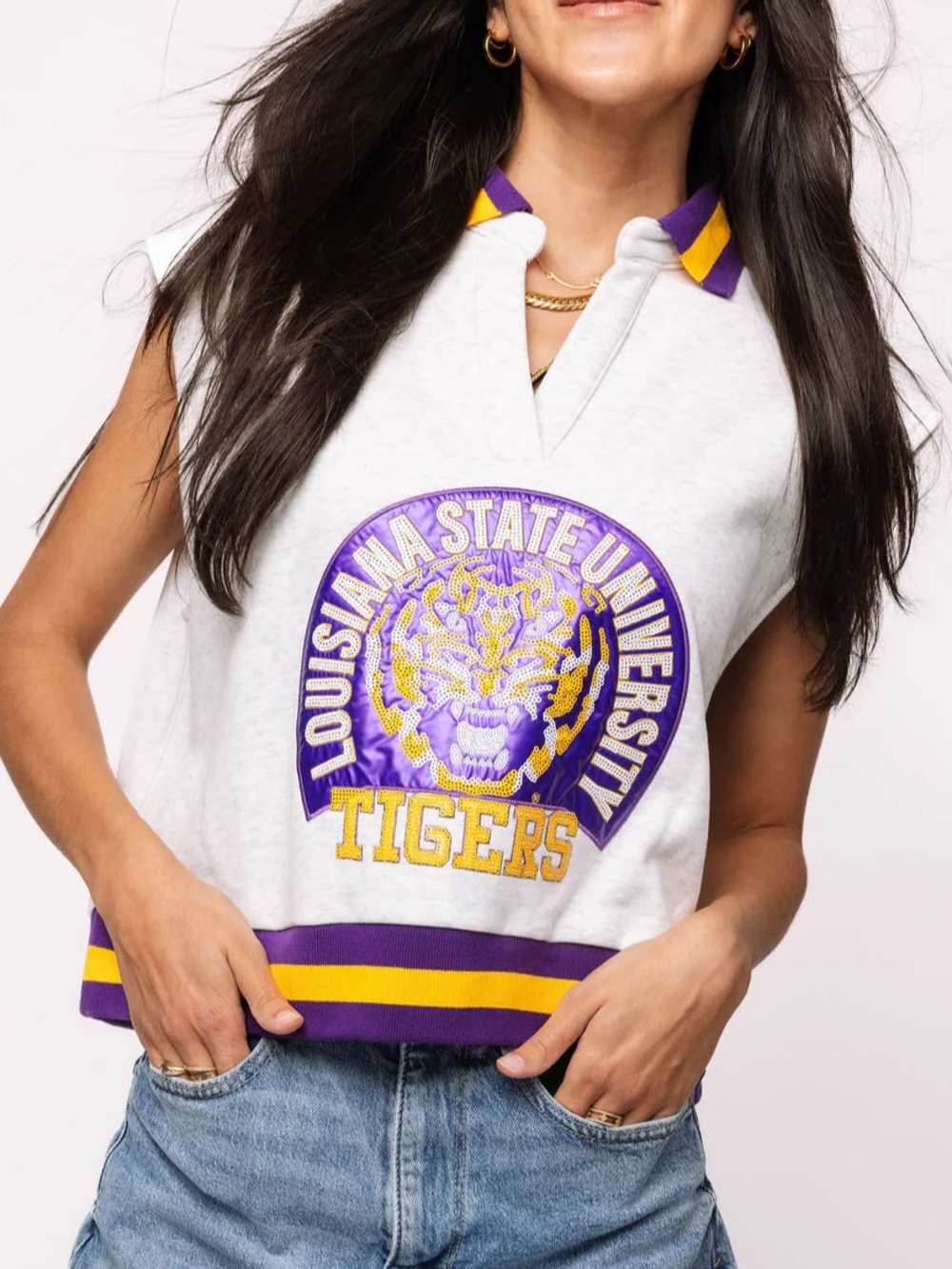 LSU Collard Mascot Tank
